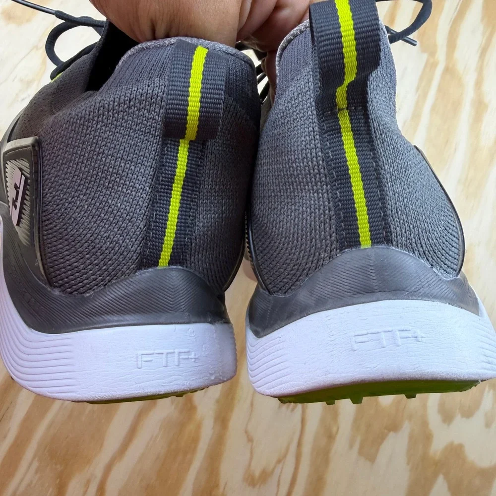 FootJoy HyperFlex Mens Golf Shoes Charcoal Grey Lime Green 51044 Size 8.5 W